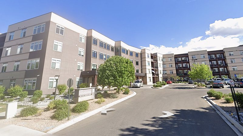 Completed four-story Highlands apartment buildings